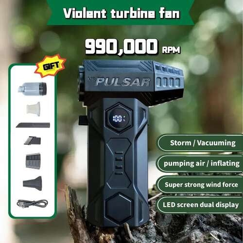 Blower Powerful Air Turbo Fan Brushless Motor Car Cleaning Tool Handheld Interior Leather Seat Cleaner