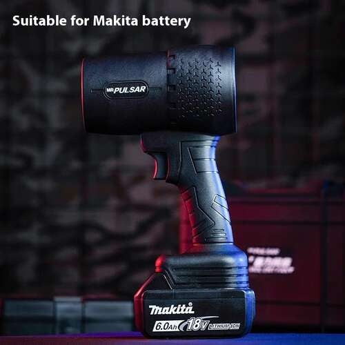 Turbojet Blower 160000 RPM Handheld Wind Speed 140m/s Electric Spin Scrubber with Function Nozzle for Hard Water Stain Removal RV Radiator Gutter Cleaning Hand Vacuum Tool