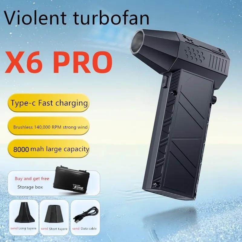 Mini Turbo Violent Jet Power Blower Speed Pipe Fan 200000 RPM Performance Brushless Motor electric spin scrubber function nozzle hard water stain remover car home wheel brush wash sprayer nano coating agent high pressure interior leather seat set