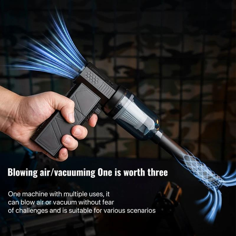 650000 RPM High Speed Turbo Air Blower 65M/S Handheld Vacuum Cleaner for Car Dust Blowing Portable Radiator Wand Multifunctional Cleaning Tool