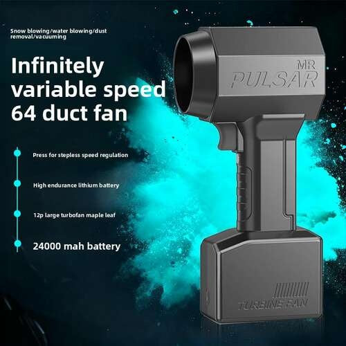Turbojet Fan 260000 RPM, Wind Speed 340m/s, Handheld Blower for Car Wash, Gutter Cleaning and Surface Work, with Hard Water Stain Remover Function Nozzle