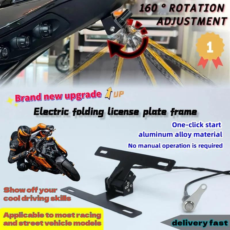 Automotive Car Accessories Adjustable Button Switch Bracket Frame Vehicle Light Bar Waterproof Anti - Collision Truck Front License Plate Decor Cover Gift