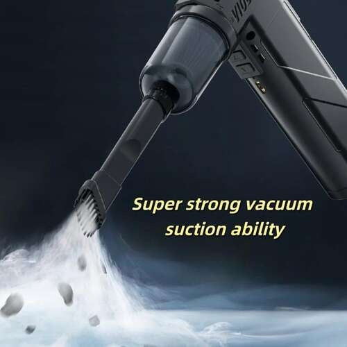 Multifunctional Car Cleaning Tool - 10000mAh Air Blower with 580000, Brushless Motor, 70m/s Wind Speed, Hard Water Stain Remover Function Nozzle, Electric Spin Scrubber for Surface Work and Hand Vacuum