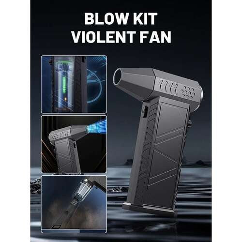 X9 Turbo Fan 300000 RPM Supercharging Air Blower with 8000mAh Battery Dust Removal Vacuuming Portable Tool for PC Keyboard & Interior stuff handheld paint sprayer car wash set kit multipurpose foam cleaner brush cleaning versatile gutter soap