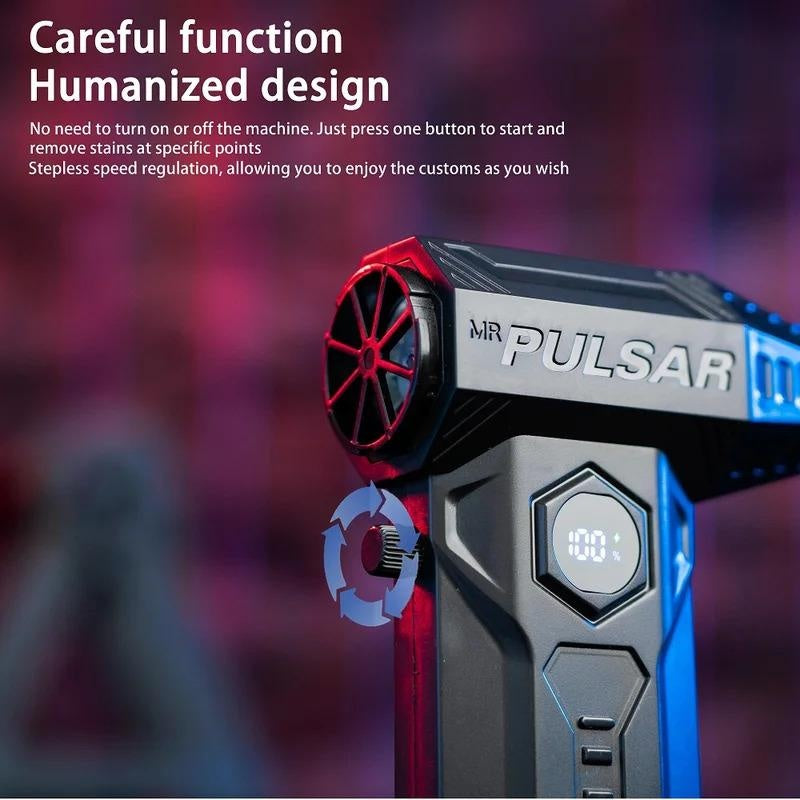 Blower Powerful Air Turbo Fan Brushless Motor Car Cleaning Tool Handheld Interior Leather Seat Cleaner