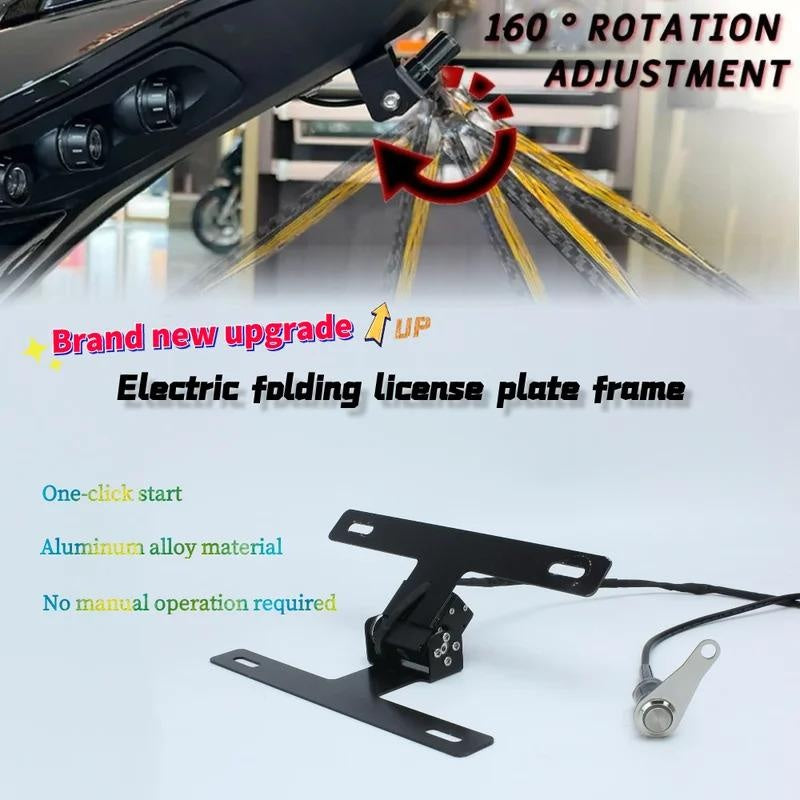 Automotive Car Accessories Adjustable Button Switch Bracket Frame Vehicle Light Bar Waterproof Anti - Collision Truck Front License Plate Decor Cover Gift