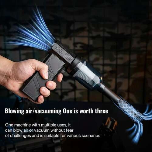 Air Blower 990000 RPM 65m/s 10000mAh Brushless Motor Turbo Fan for Car Wash Gutter Cleaning Interior Refresh Home Windshield Repair